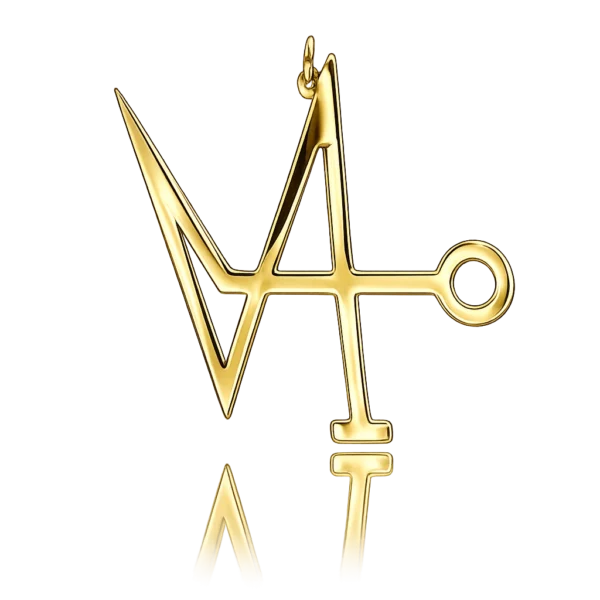 Sigil Pendant Archangel Gabriel Gold 14k