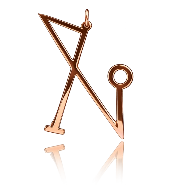 Archangel Michael Alchemic Copper Pendant